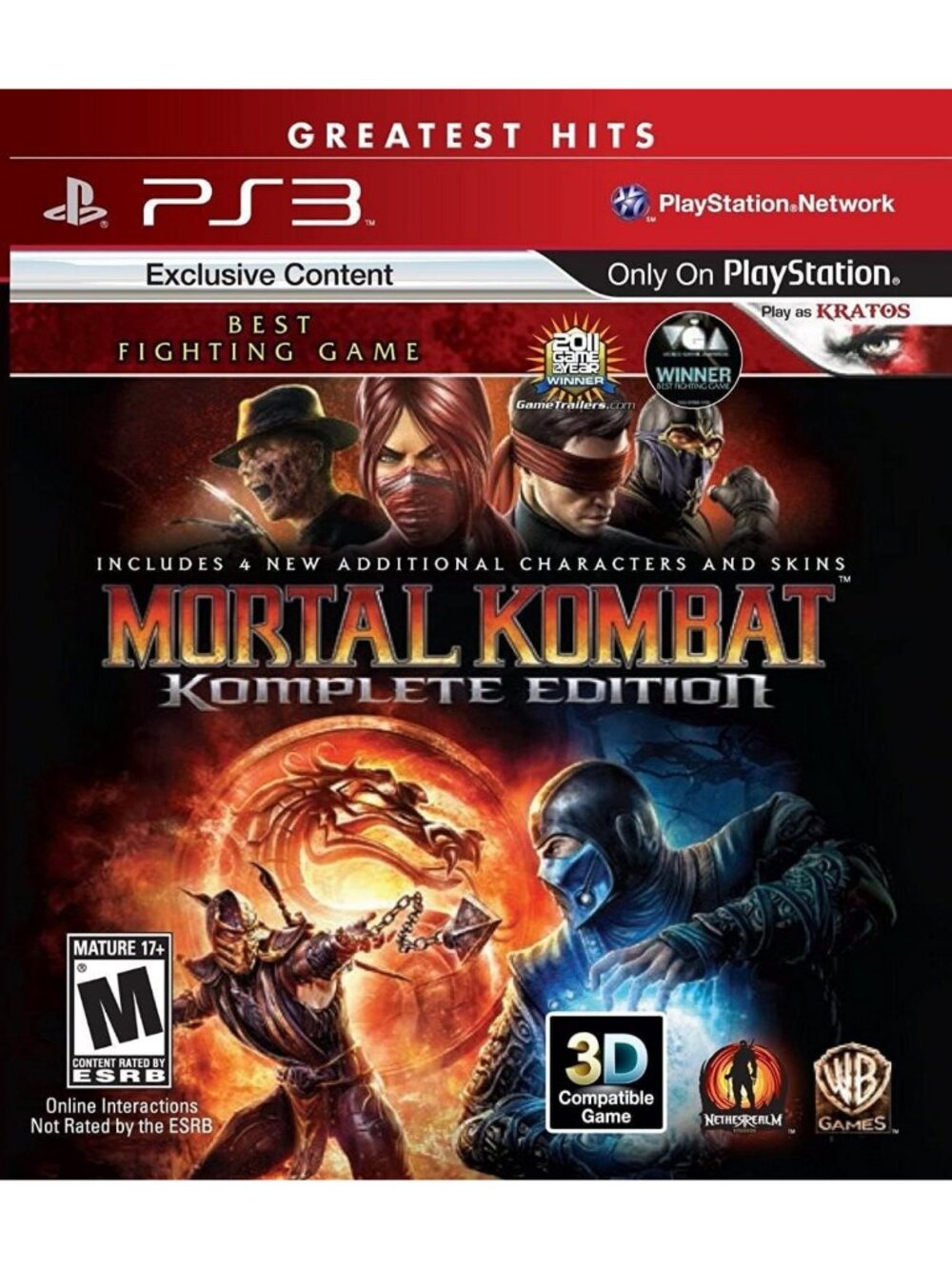 Ultimate Fighting Game: Mortal Kombat Komplete Edition for PS3 - Action